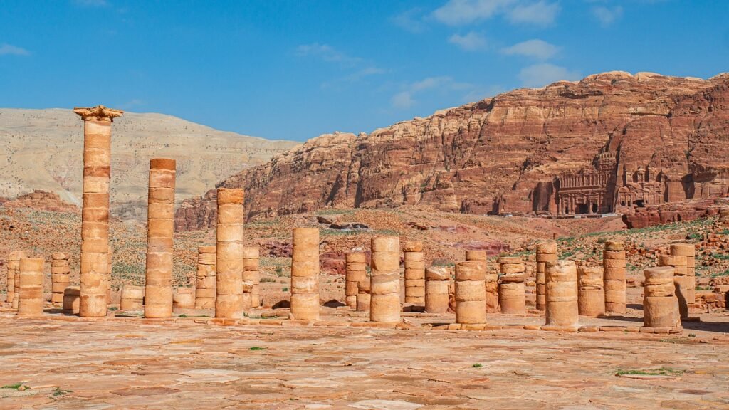 petra, king wall, jordan