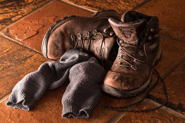 boots, footwear, workwear, socks, shoes, leather, pair, work, tired, worn out, laces, protective clothing, walking shoes, hiking boots, weary, end of day, boots, boots, boots, socks, socks, socks, socks, socks, shoes, shoes, shoes, hiking boots, hiking boots