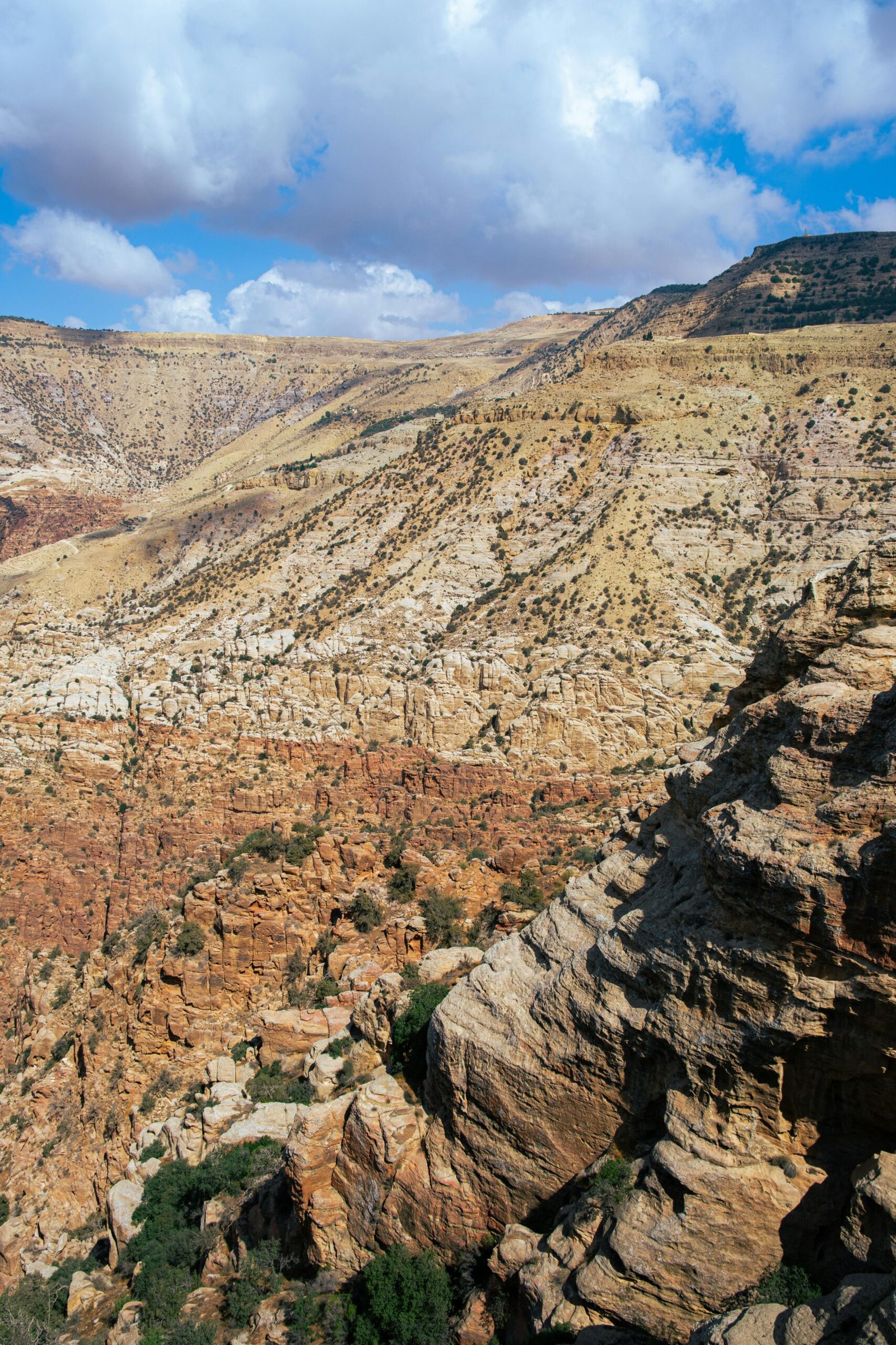 Explore the breathtaking landscape of Dana Biosphere Reserve in Jordan.